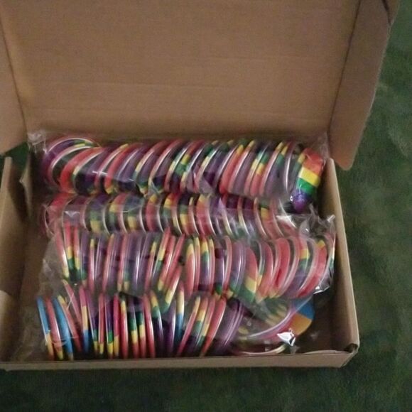 110 pc Scarf for Color Brooches Lapel Metal Round Clothes Diversity Patt - Picture 12 of 13